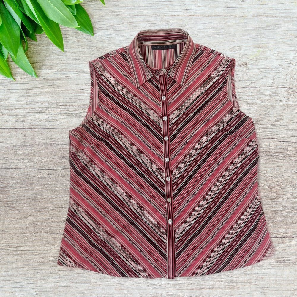 NINETY Collared Blouse